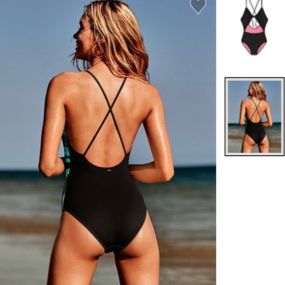 Victoria’s Secret Rust/White One Piece Swimsuit - Picture 8 of 8